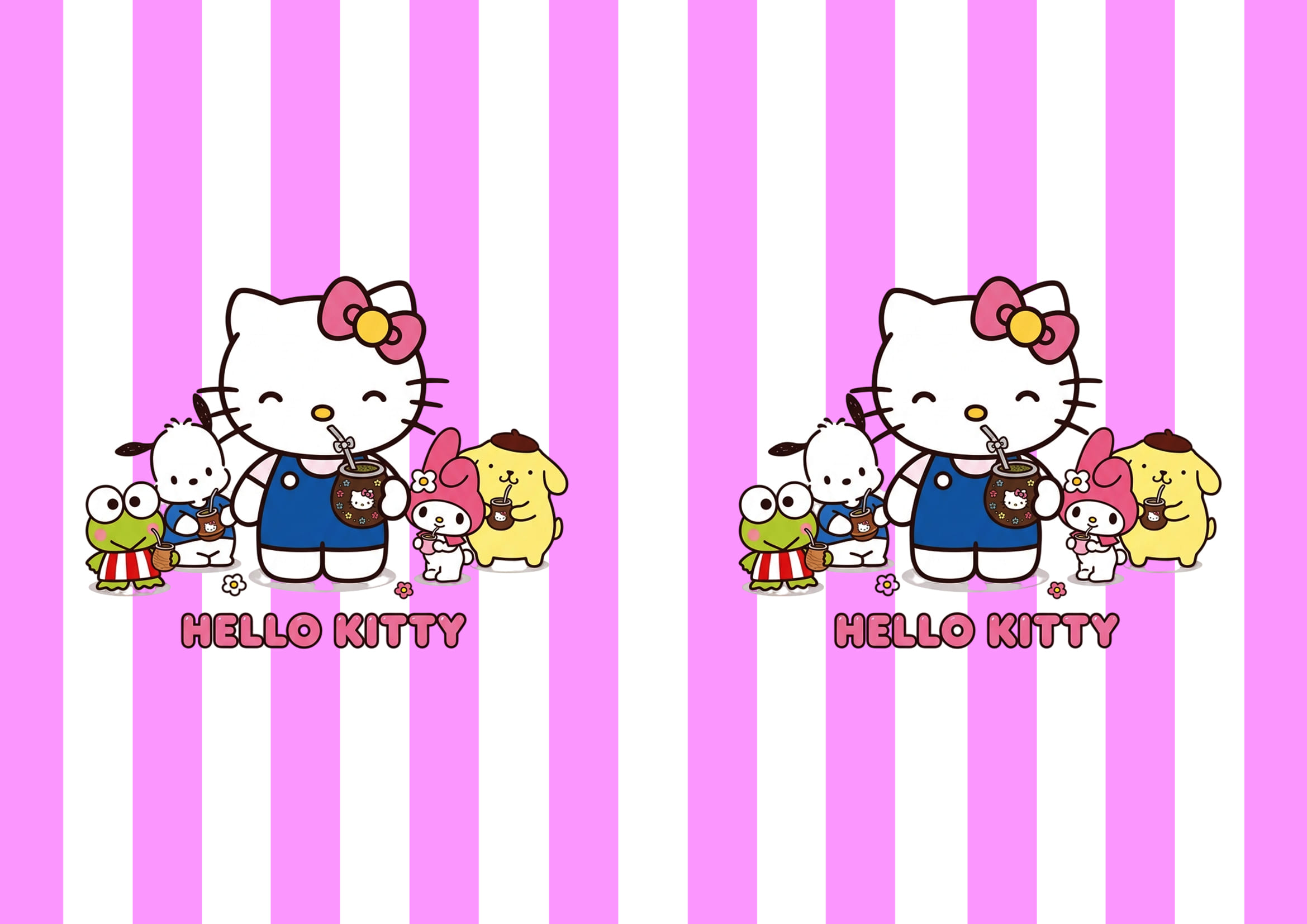 Diseño A4 Hello Kitty 1e