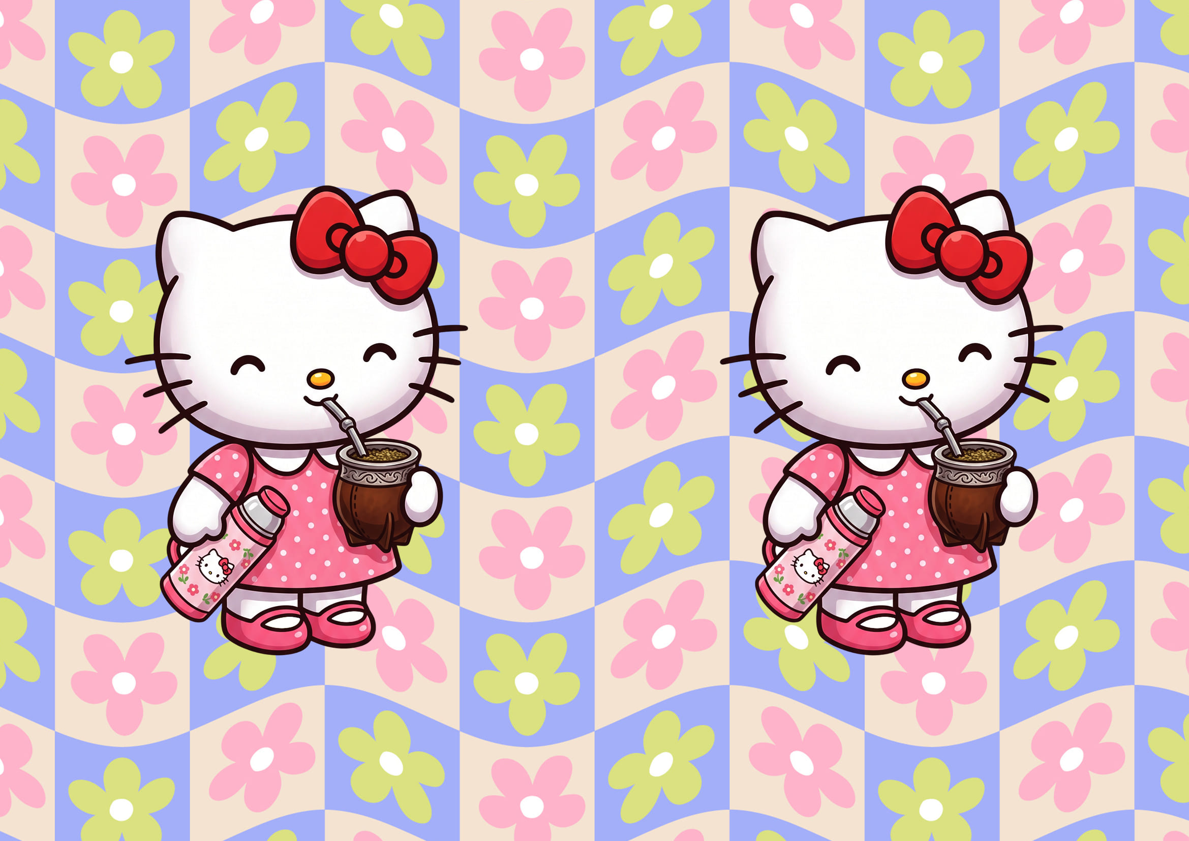 Diseño A4 Hello Kitty 2