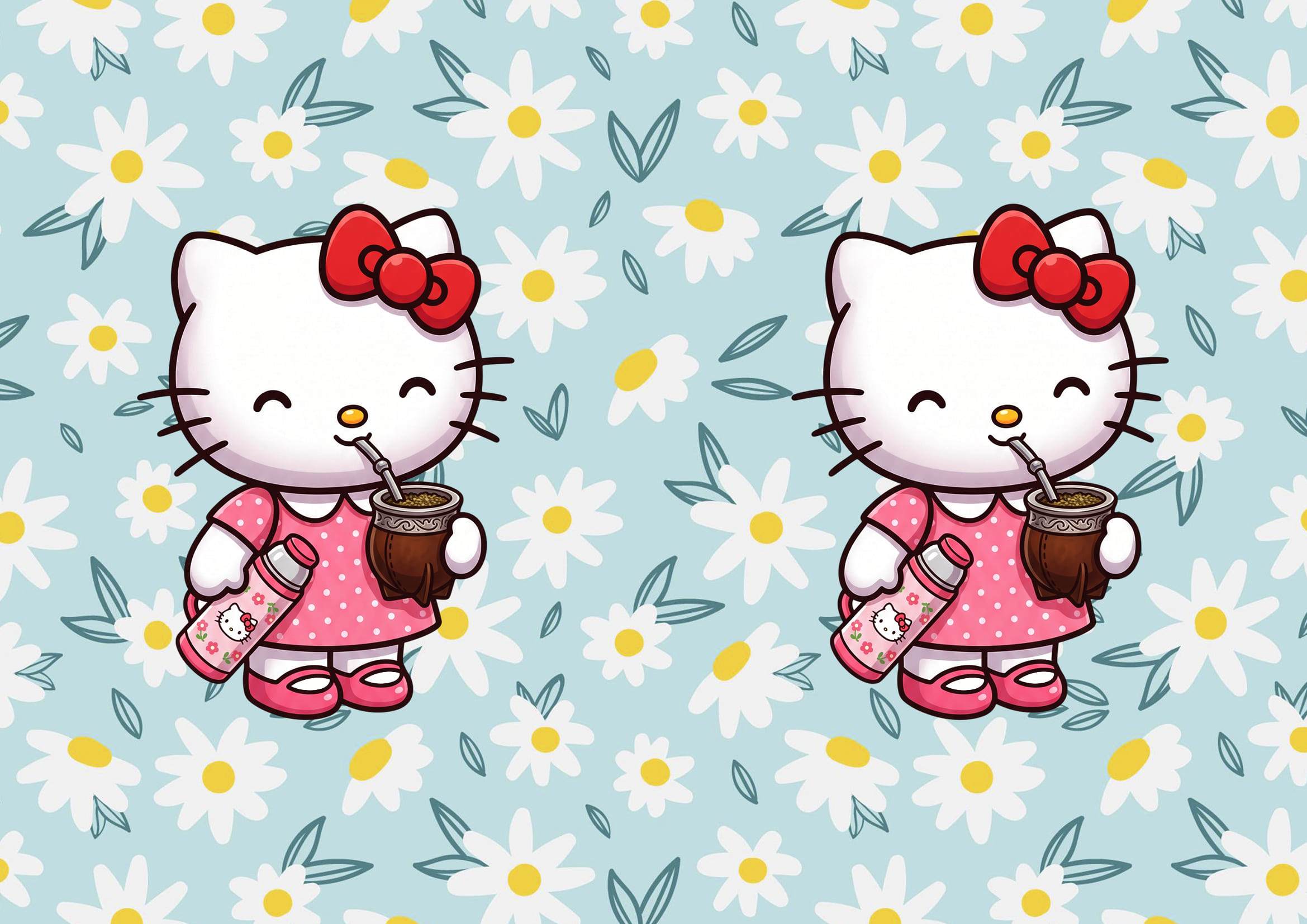 Diseño A4 Hello Kitty 2c