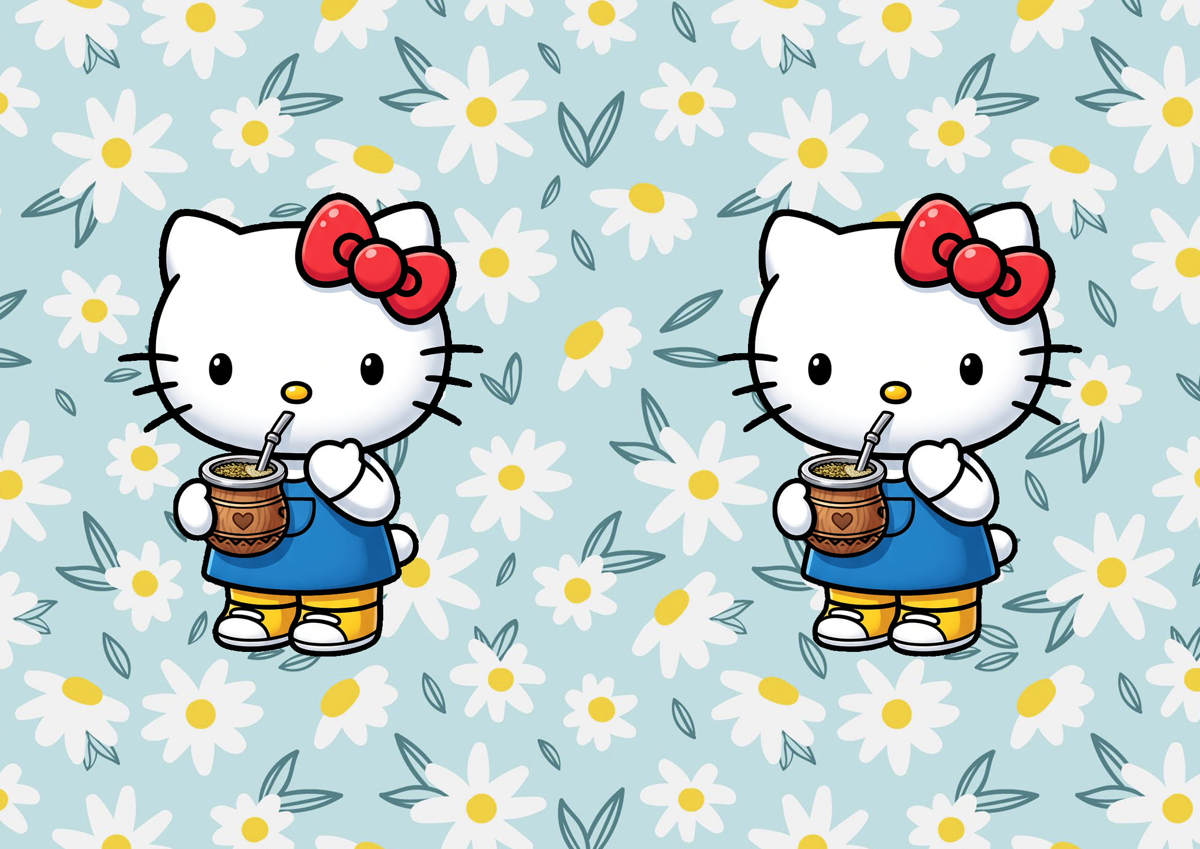 Diseño A4 Hello Kitty c