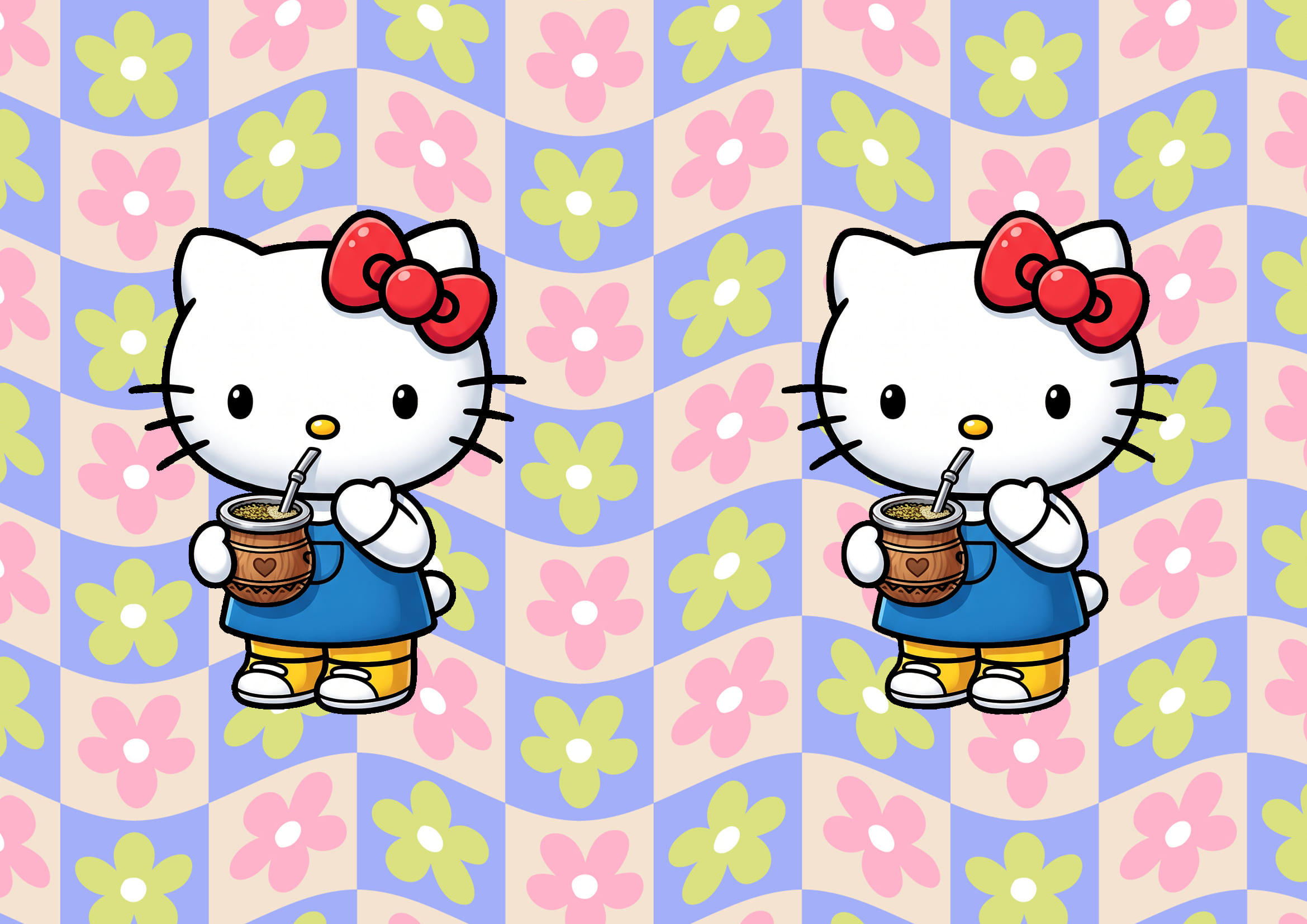 Diseño A4 Hello Kitty