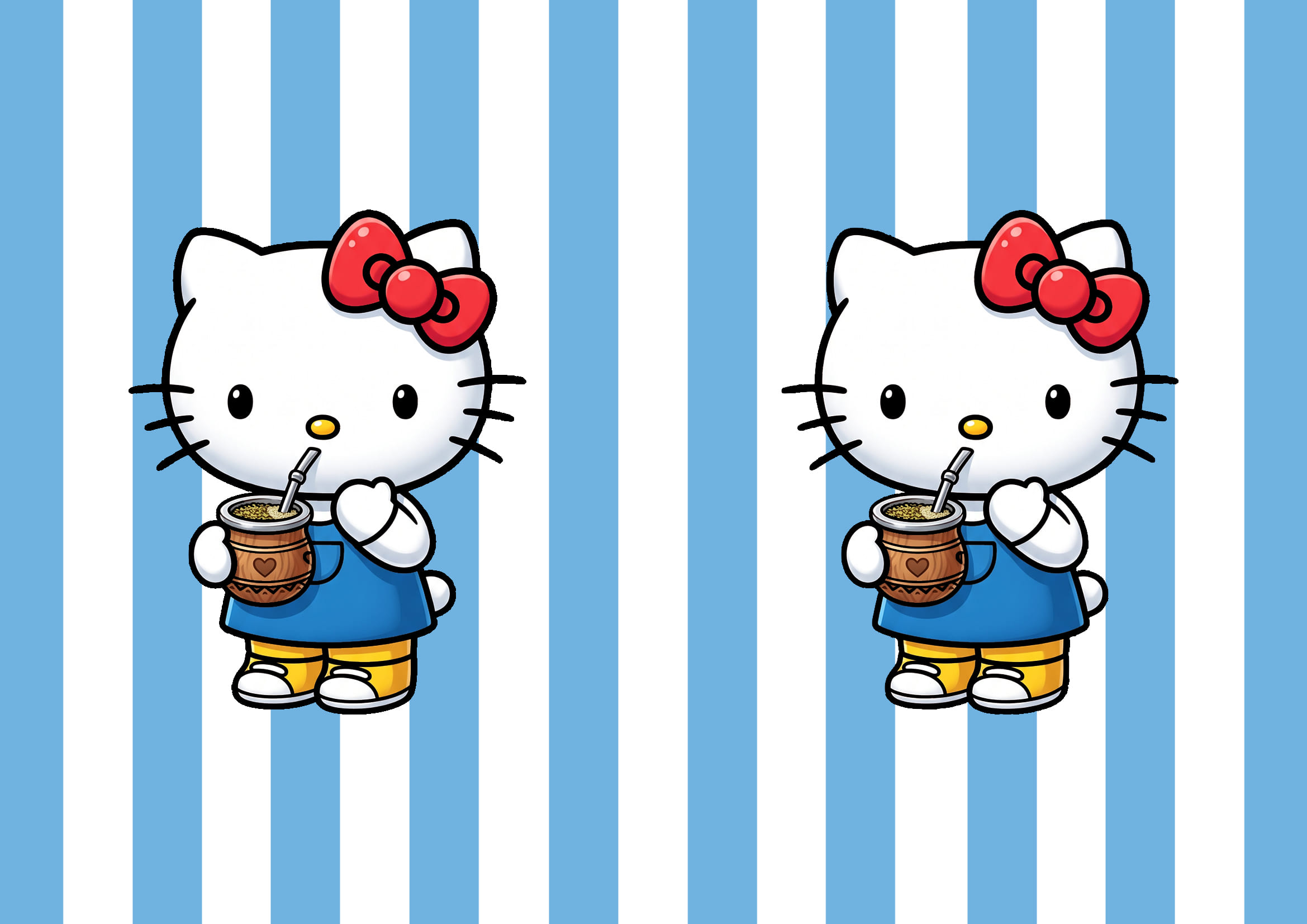 Diseño A4 Hello Kitty d