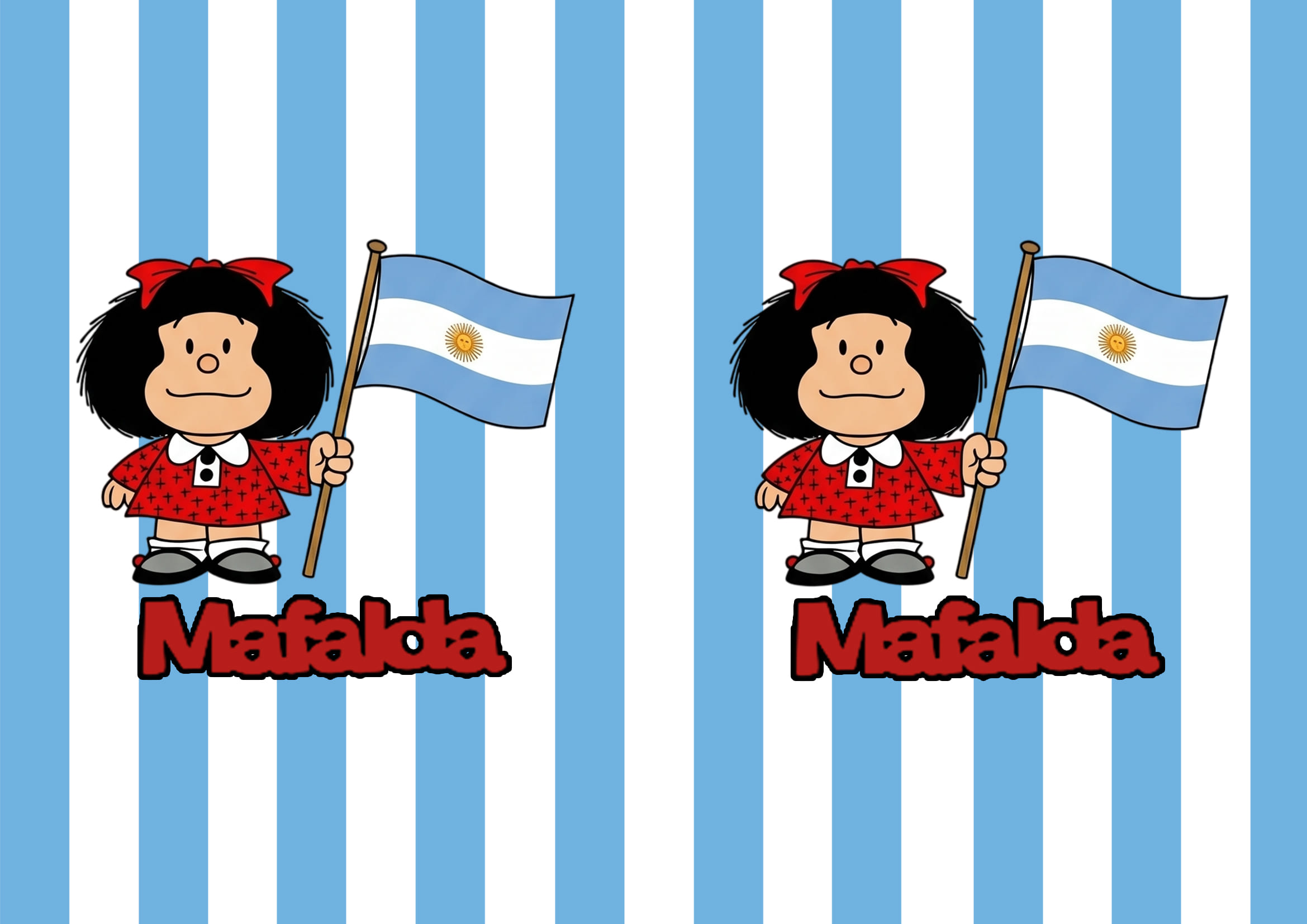 Diseño A4 Mafalda 8
