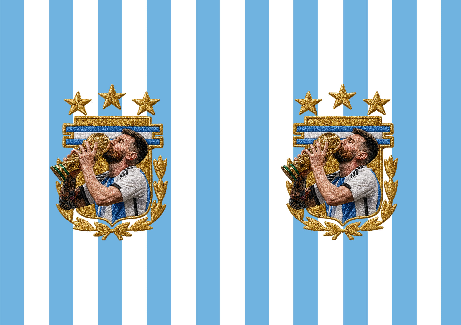 Diseño A4 Selección Argentina 1