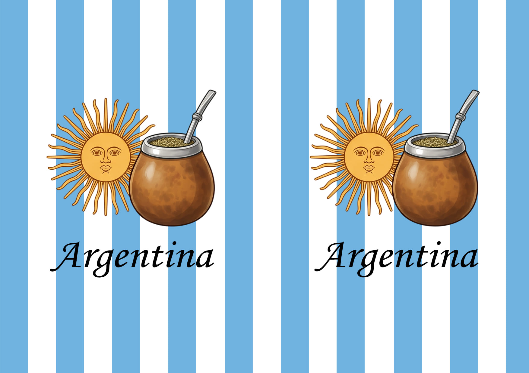 Diseño A4 Selección Argentina 2-2