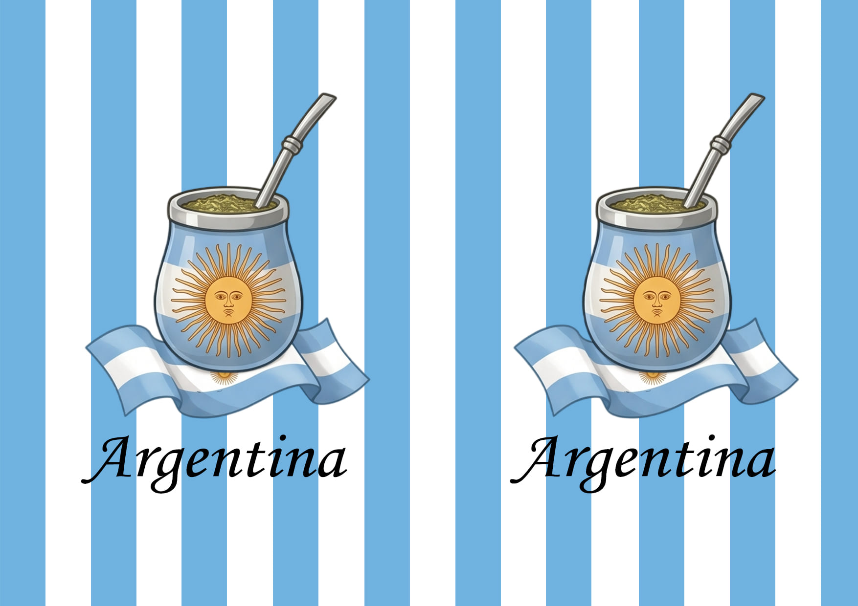 Diseño A4 Selección Argentina 2-4