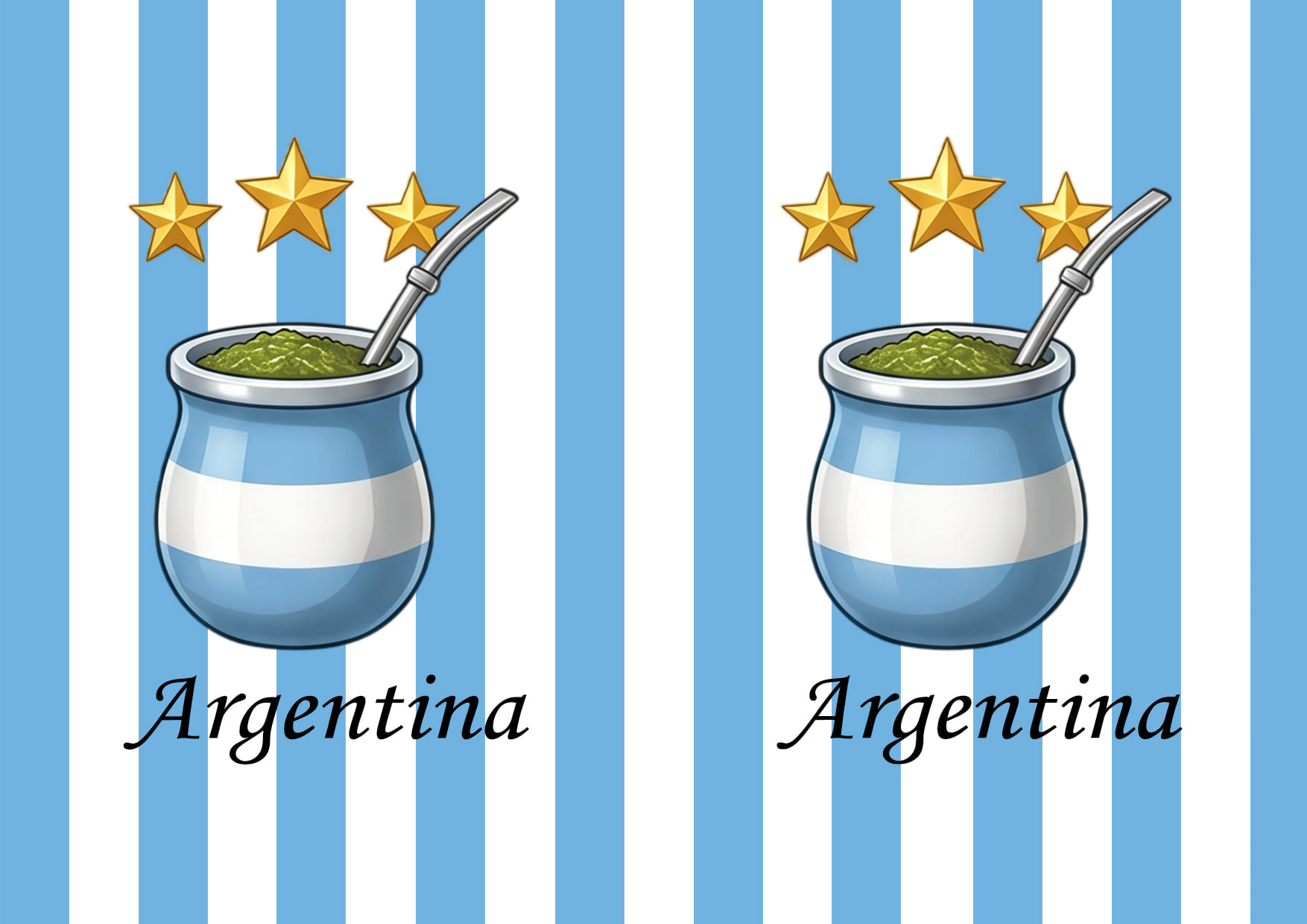 Diseño A4 Selección Argentina 2-5