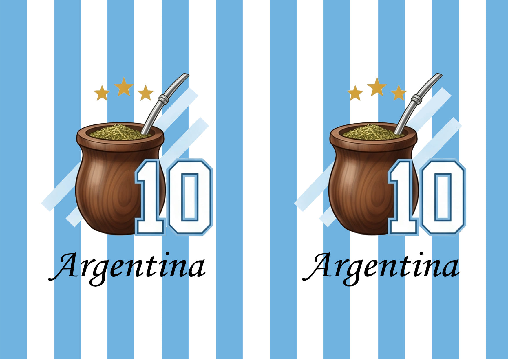 Diseño A4 Selección Argentina 2-7