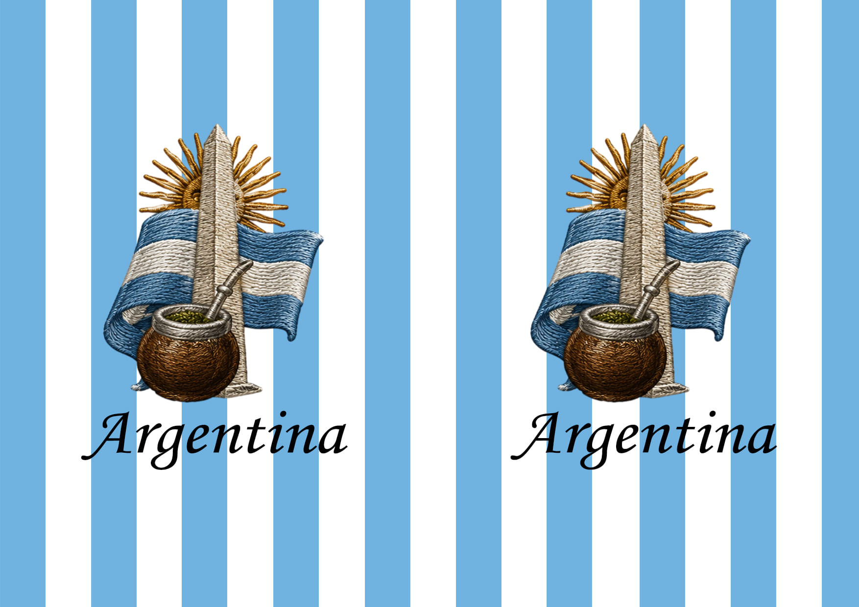 Diseño A4 Selección Argentina 2-8