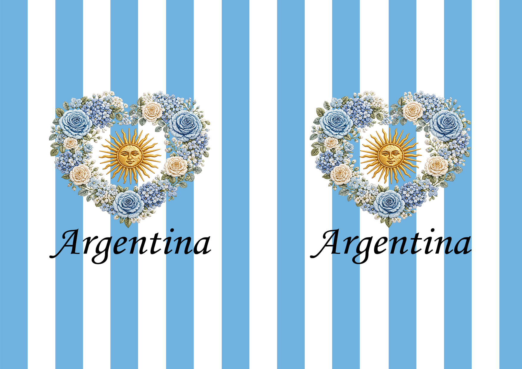 Diseño A4 Selección Argentina 3