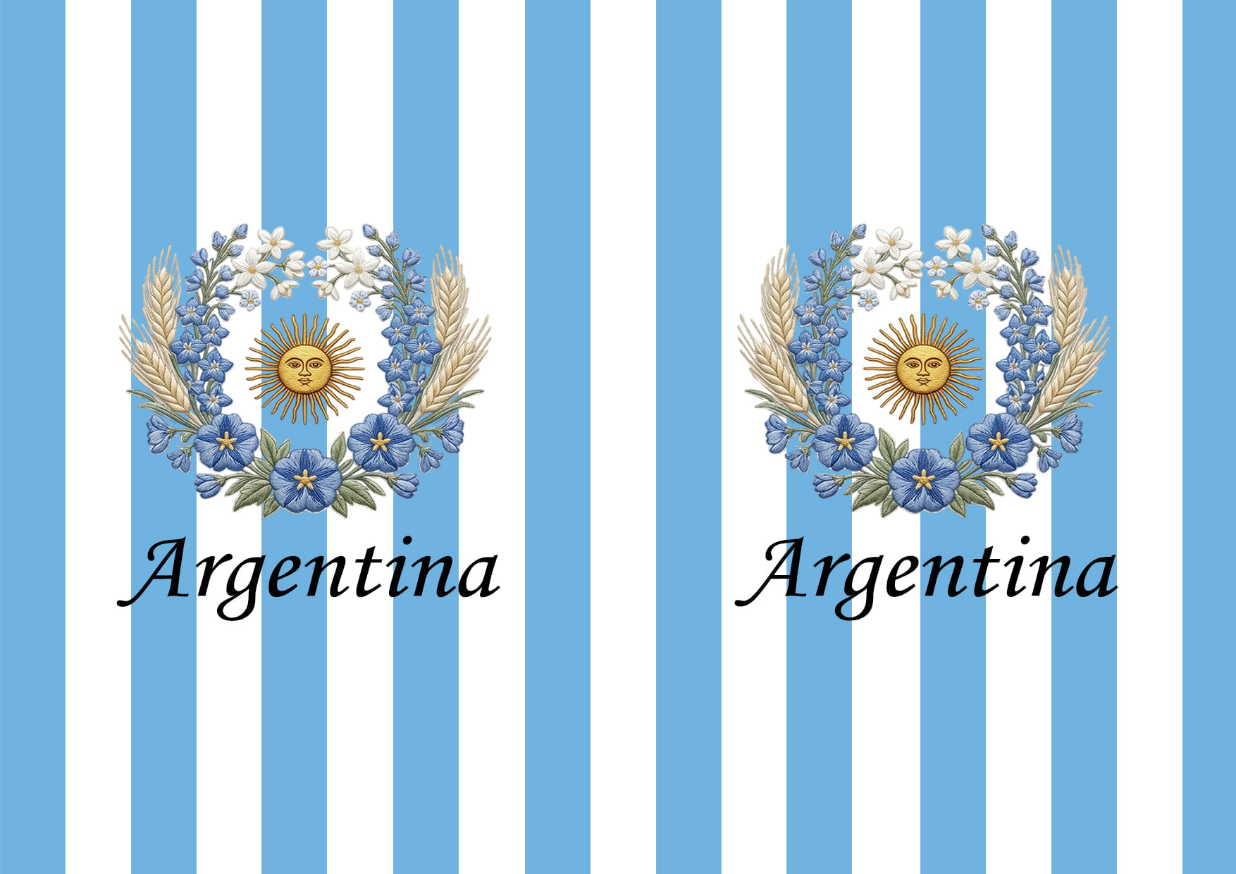 Diseño A4 Selección Argentina 4