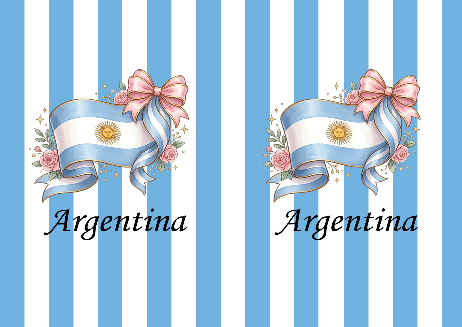 Diseño A4 Selección Argentina 5d