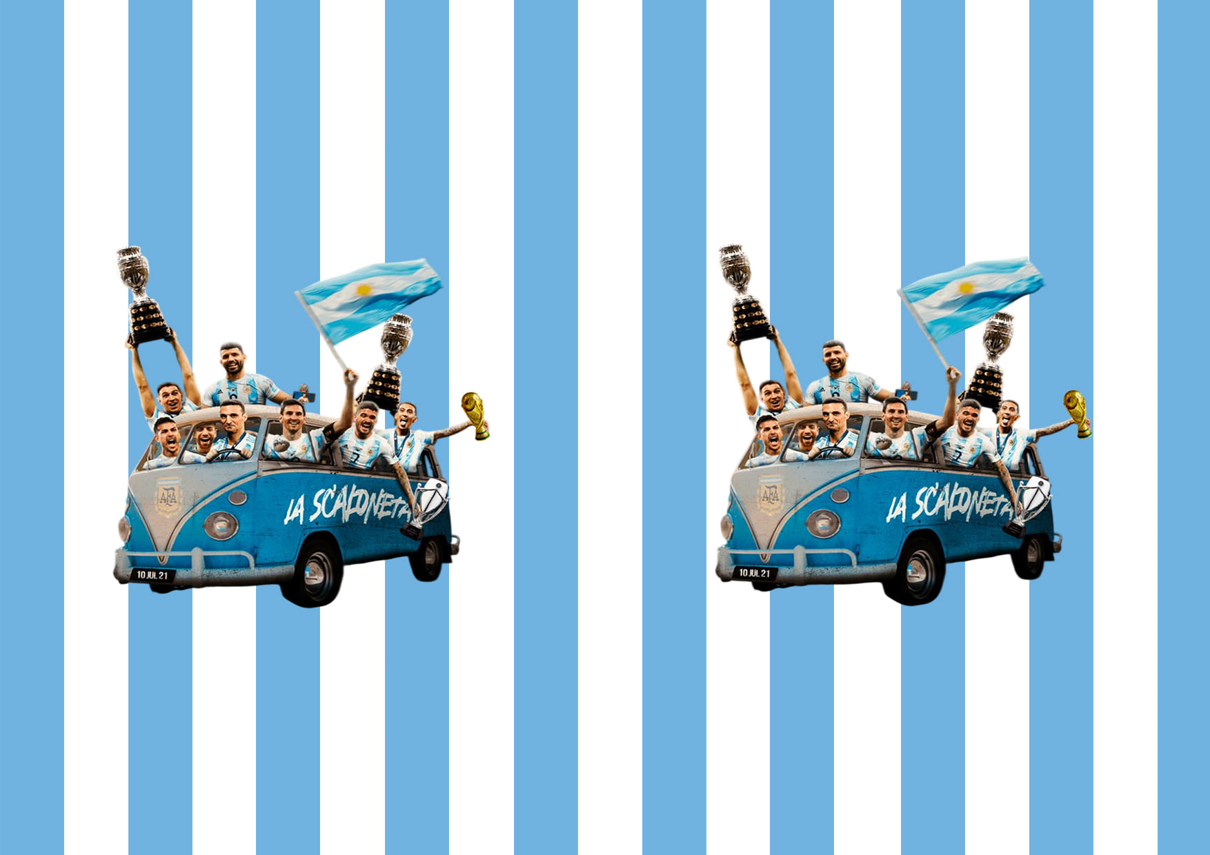 Diseño A4 Selección Argentina 8