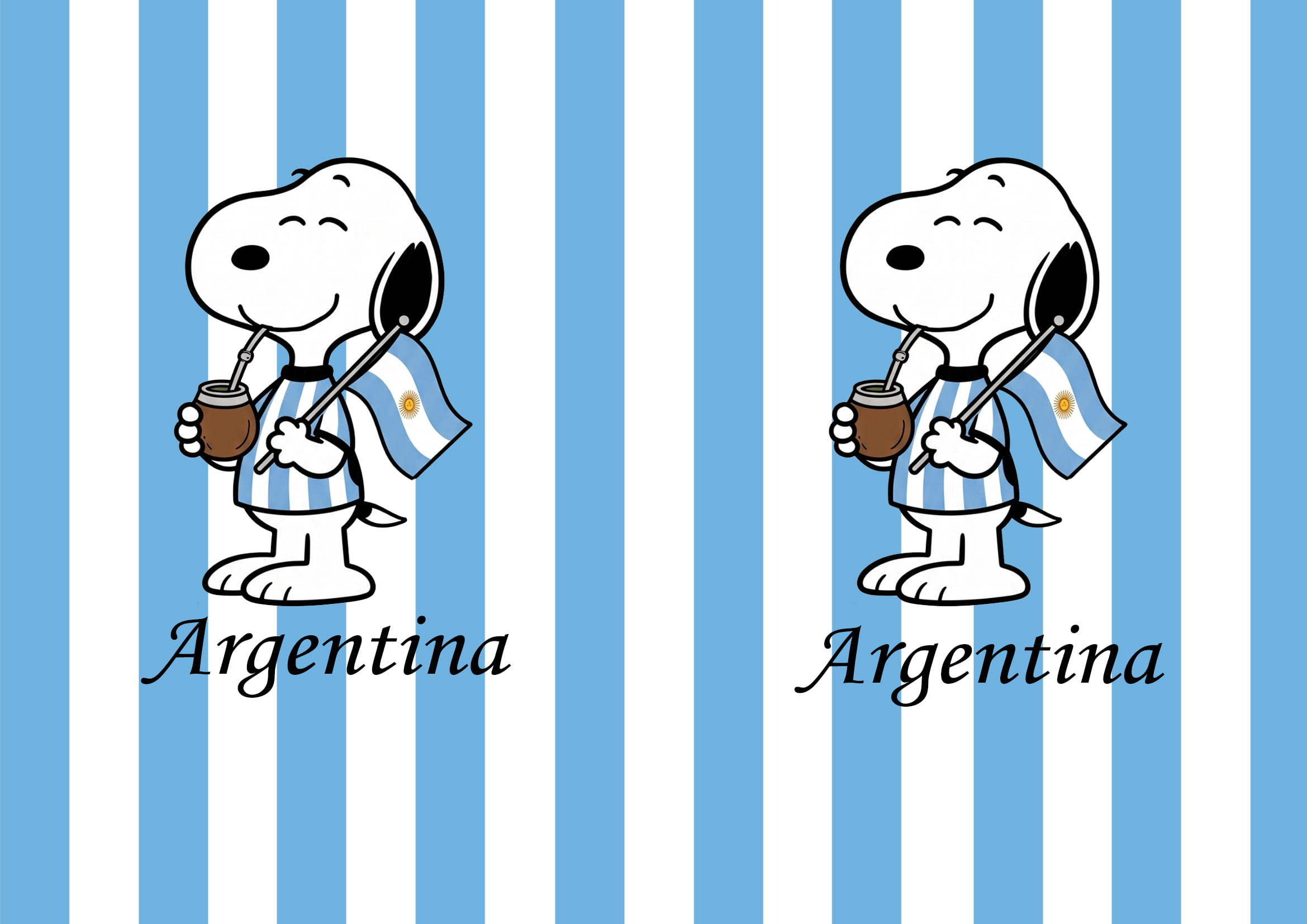 Diseño A4 Snoopy 1